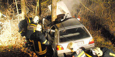Anrainer retten Unfall-Lenker das Leben