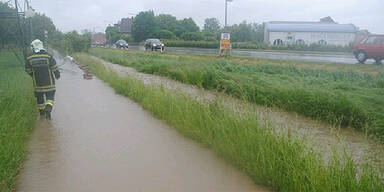 Starkregen überflutet Österreich