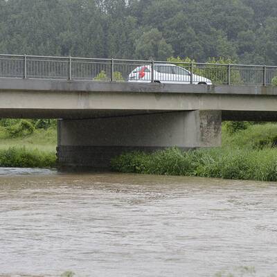 Starkregen überflutet Österreich