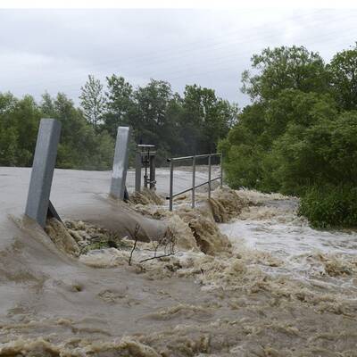 Starkregen überflutet Österreich