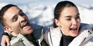 Ed Westwick und Amy Jackson