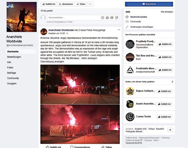 Gewalt-Demo: Spur führt in Anarcho-Szene