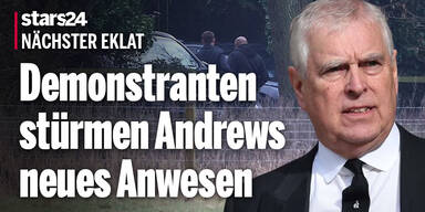 Pöbel-Angriff auf Andrew: Demonstranten stürmen sein neues Anwesen