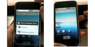 Android funktioniert auf dem iPhone