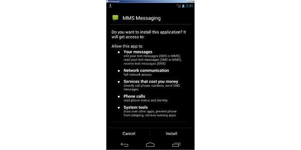 Android-Virus löscht alle Smartphone-Daten