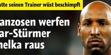 Franzosen schmeißen Anelka aus dem Team