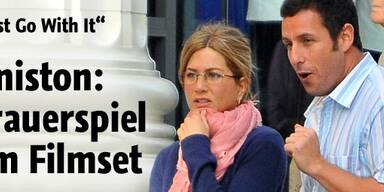 Aniston: Trauriger Mäuschenlook für Film