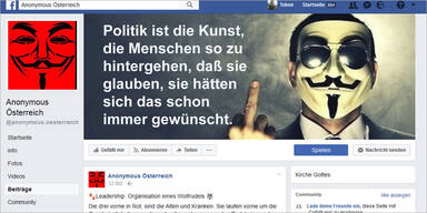 Anonymous liest heimischen Politikern die Leviten