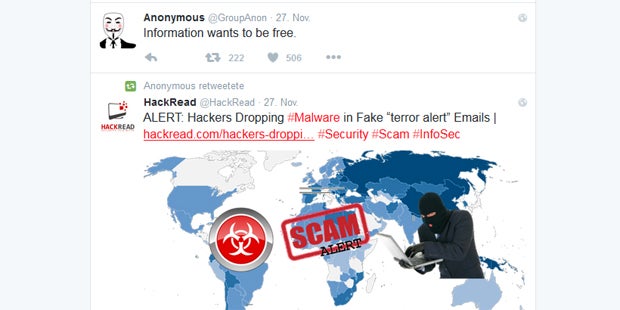 Anonymous deckt fiese ISIS-Masche auf