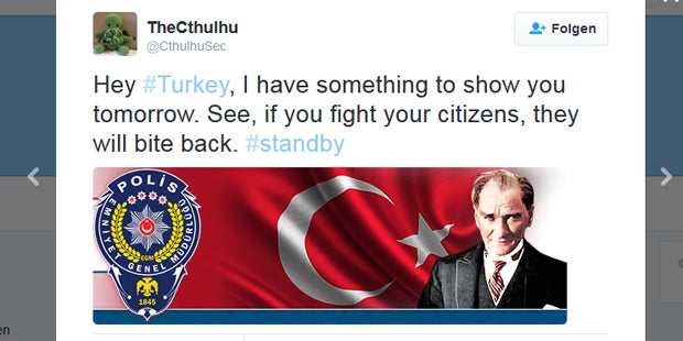 Anonymous stellt türkische Polizei bloß