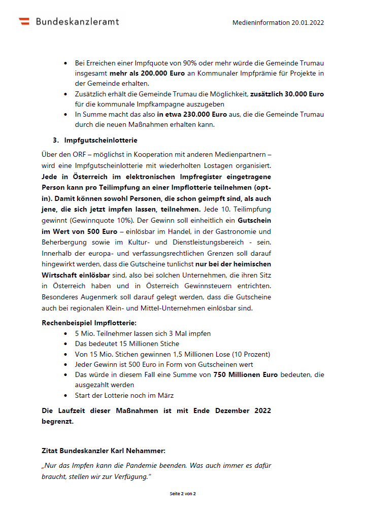 Jetzt kommen 500-Euro-Gutscheine für die Impfung