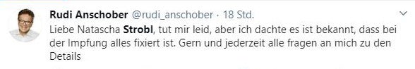 Anschober mit Wut-Ausbruch auf Twitter