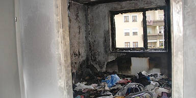 Frau und Kind aus Flammen gerettet