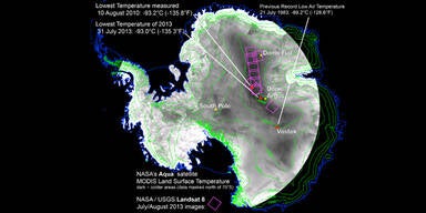 Neuer K&auml;lte-Weltrekord: Minus 93 Grad