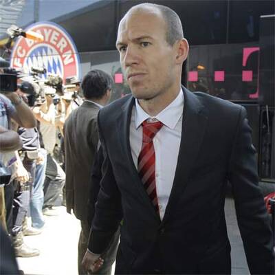 Bayern München trifft in Madrid ein
