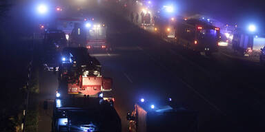 Massen-Crash im Nebel: Acht Tote 