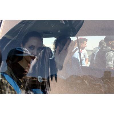 Angelina Jolie besucht Flüchtlichgslager in Jordanien