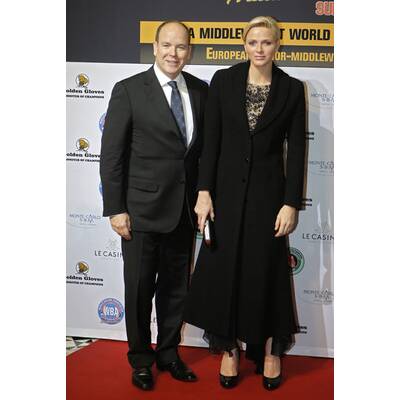 Charlene & Albert: Gemeinsam beim Boxkampf