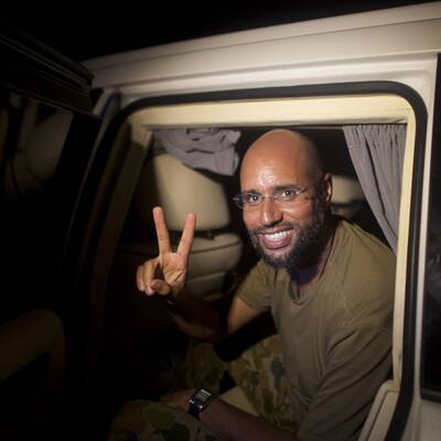 Der Sohn des Diktators ließ sich von Regime-treuen Soldaten feiern