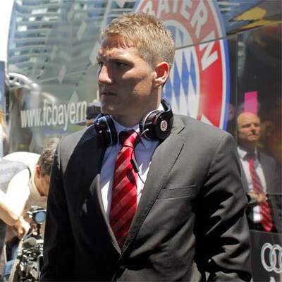 Bayern München trifft in Madrid ein