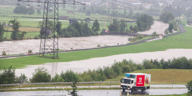 Salzach führt Hochwasser