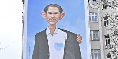 Riesige Haderer-Karikatur zeigt "herzlosen Kanzler"