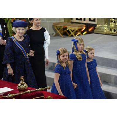 Krönung in den Niederlanden: Prinzessinnen bei der Probe