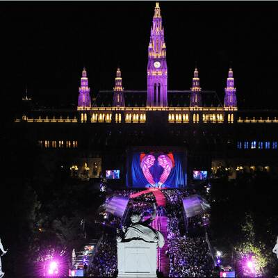 Bilder vom Rathausplatz