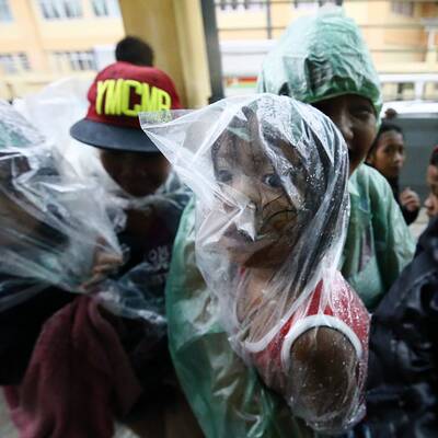 Taifun Rammasun fegte über die Philippinen