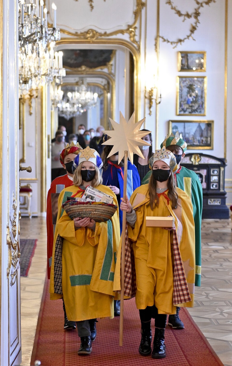 Sternsinger zu Besuch bei Van der Bellen