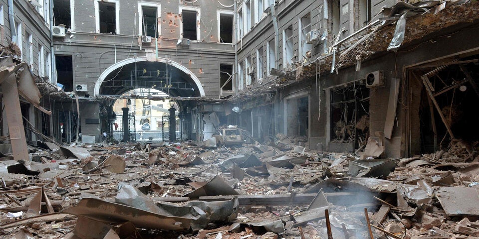 So verwüstet Putin die Ukraine