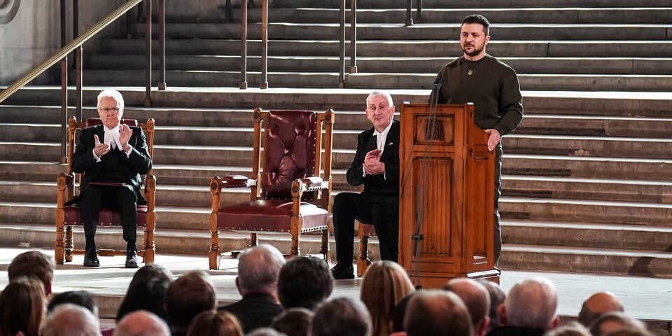 Selenskyj zu Besuch in Großbritannien