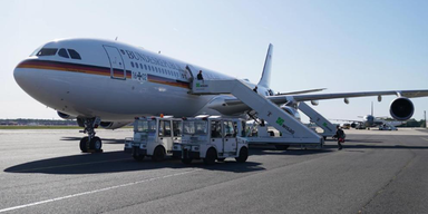 Merkel und AKK fliegen zum gleichen Ziel mit zwei Maschinen