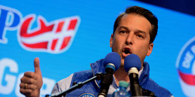 Dominik Nepp bei Wahlveranstaltung