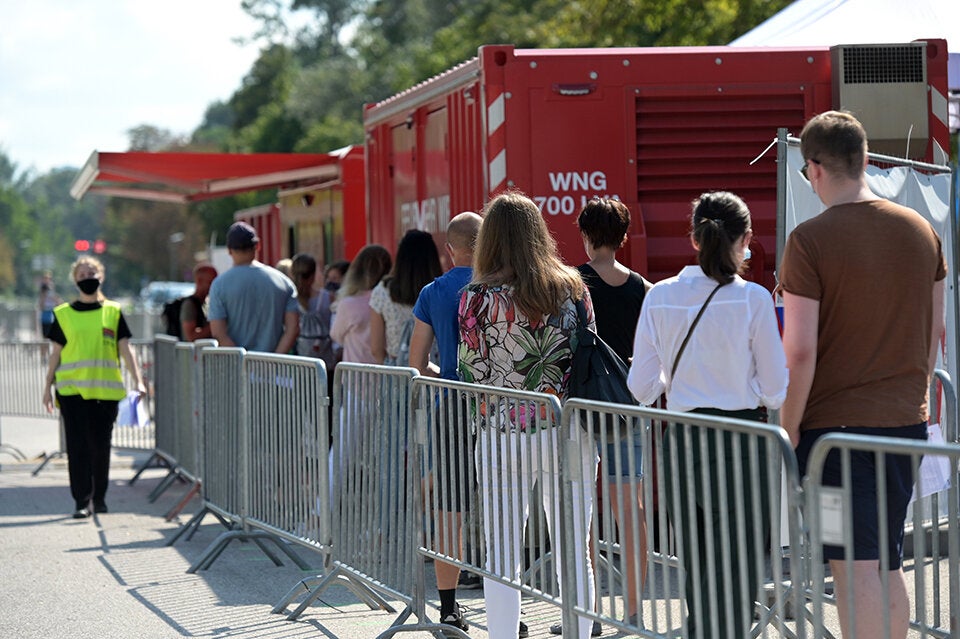 Bereits 700 Corona-Testungen beim Happel-Stadion absolviert