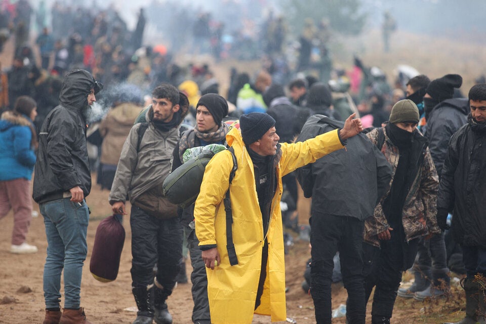 Migranten-Ansturm: Polen schloss Grenze zu Belarus