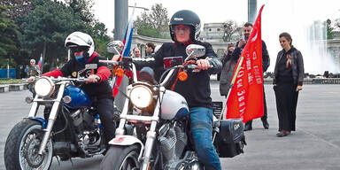 Putin-Rocker "Nachtwölfe":  Feier in Wien