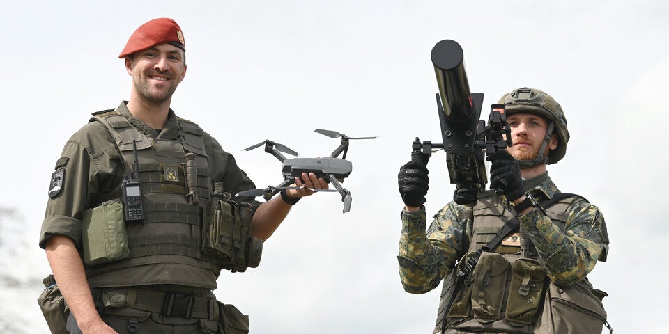 Jägerbataillon übt elektronische Drohnenabwehr