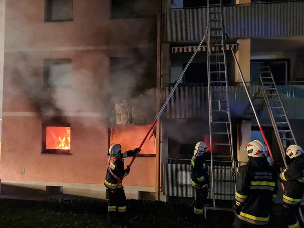 Brand in Traisen: Vier Verletzte, eine tote Frau