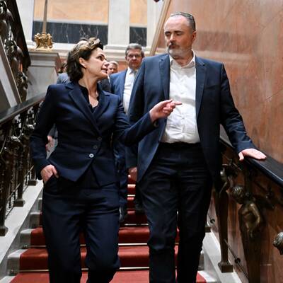 Rendi-Wagner bei der anschließenden Pressekonferenz