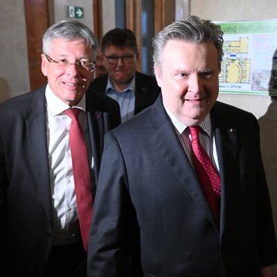 Rendi-Wagner bei der anschließenden Pressekonferenz