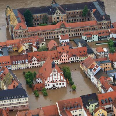 Deutschland versinkt im Hochwasser