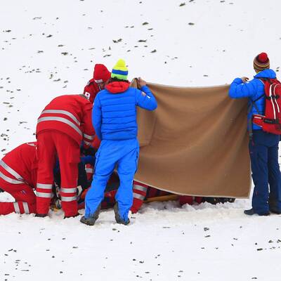 Schock-Momente beim Skifliegen am Kulm