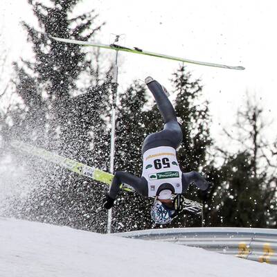 Schock-Momente beim Skifliegen am Kulm