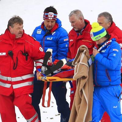 Schock-Momente beim Skifliegen am Kulm