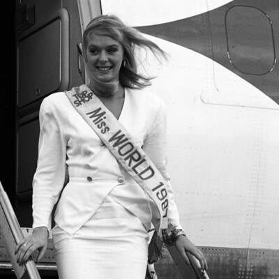 Ehemalige Schönheitskönigin im Parlament