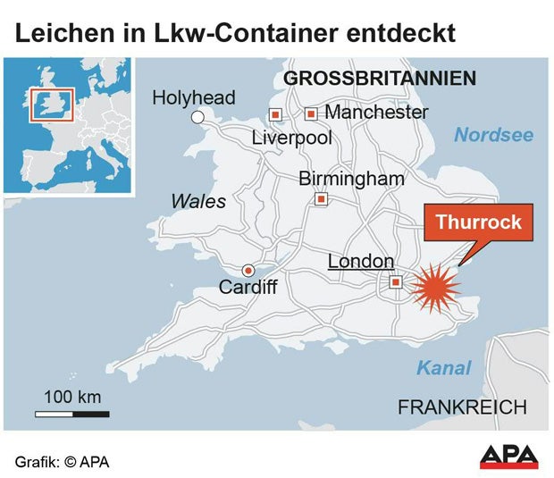 39 Leichen in Lkw-Container entdeckt – Fahrer unter Mordverdacht