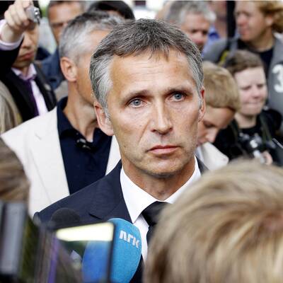 Stoltenberg besucht die Opfer