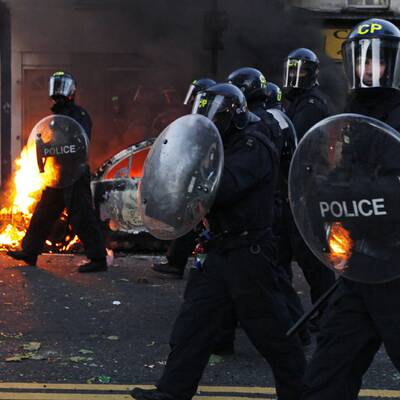 Flammen über London