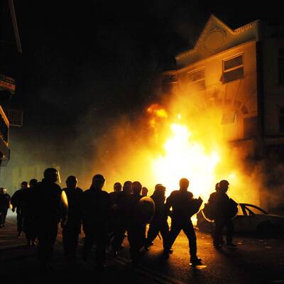 Flammen über London